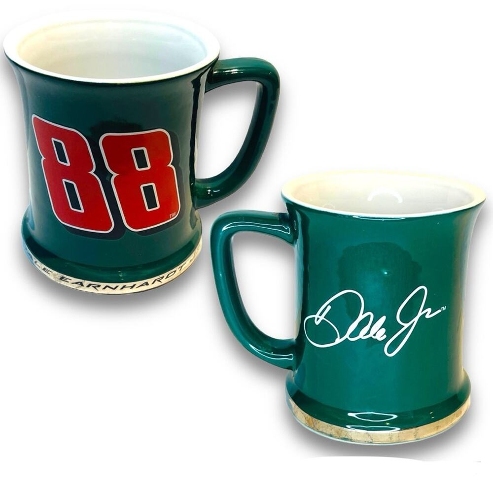 Dale Earnhardt Jr NASCAR 88 Vintage 2008 Coffee Mug Green